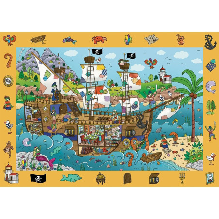 Puzzle 100p - Spy Guy Navire des Pirates