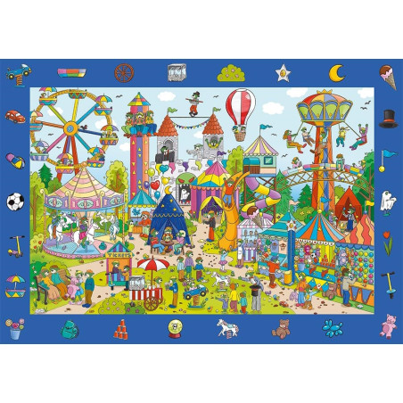 Puzzle 100p - Spy Guy Parc d'Attraction
