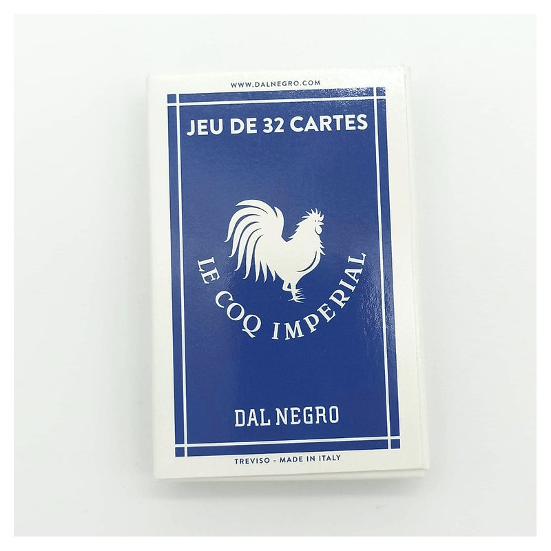 Jeu de 32 cartes Belote Deluxe Le Coq Imperial