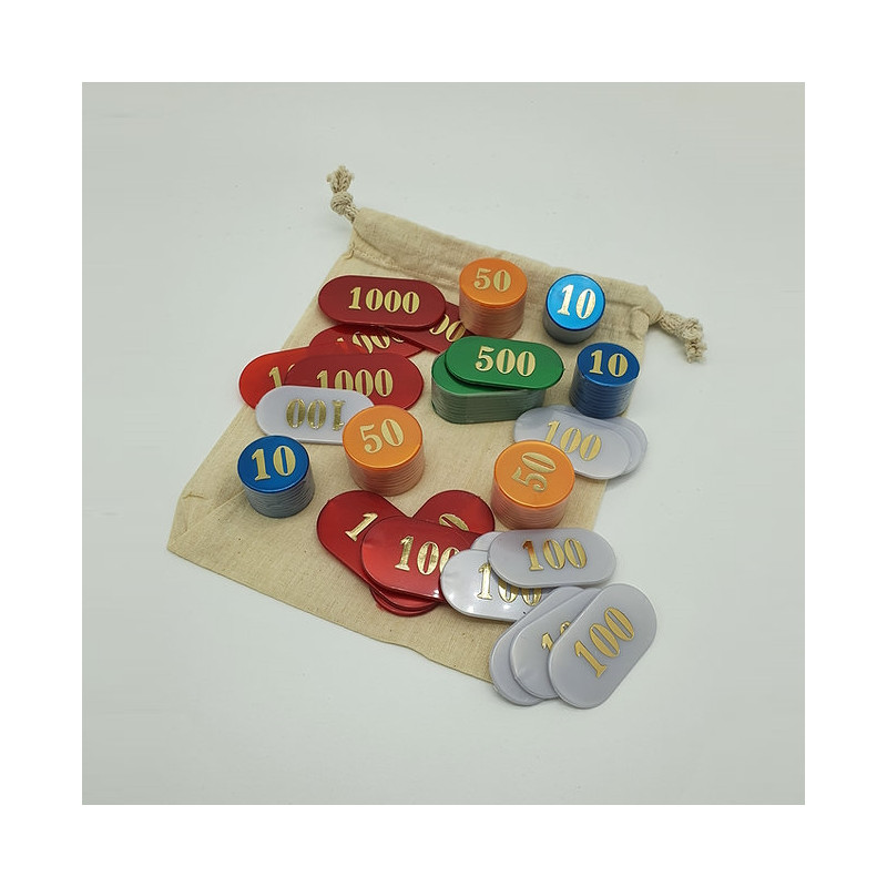 Bourse Belote de 90 Jetons