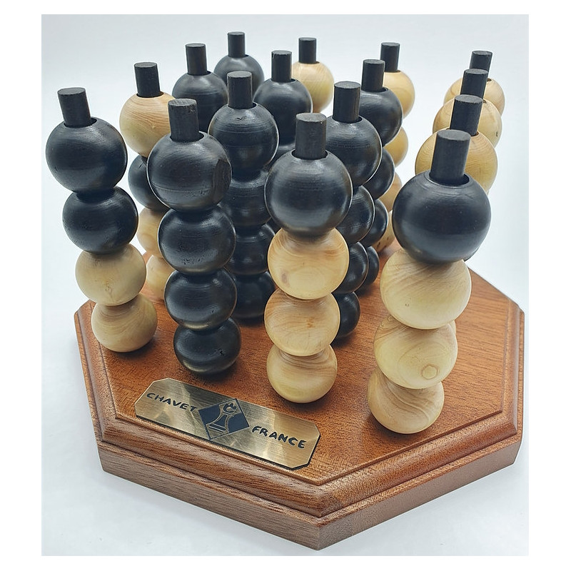 Morpion 3D en Bois