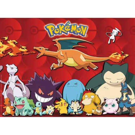 Puzzle 100p XXL - Mes Pokémon préférés