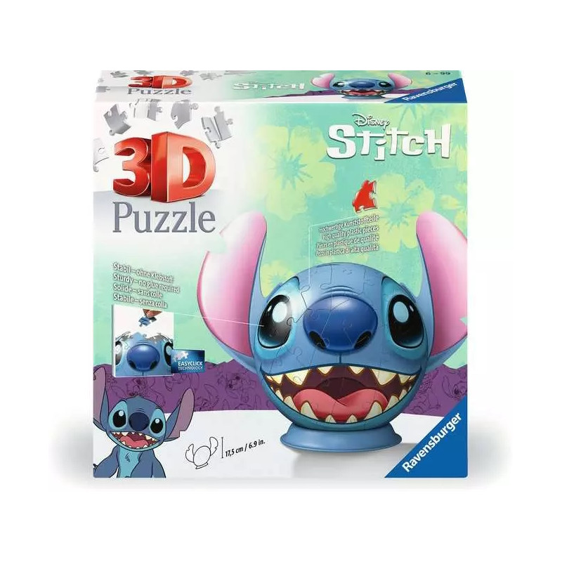 3D Puzzle Rond - Disney Stitch