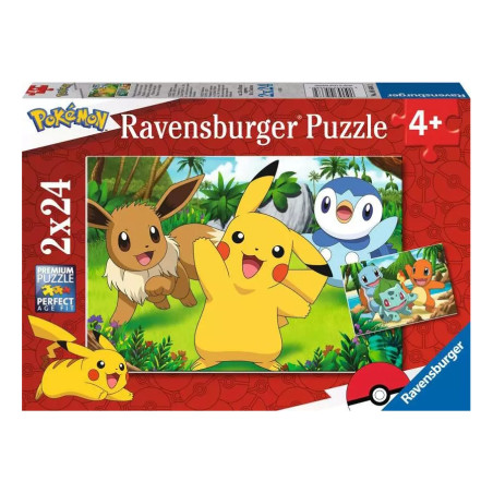 Puzzles 2x24p - Pikachu et ses amis / Pokémon