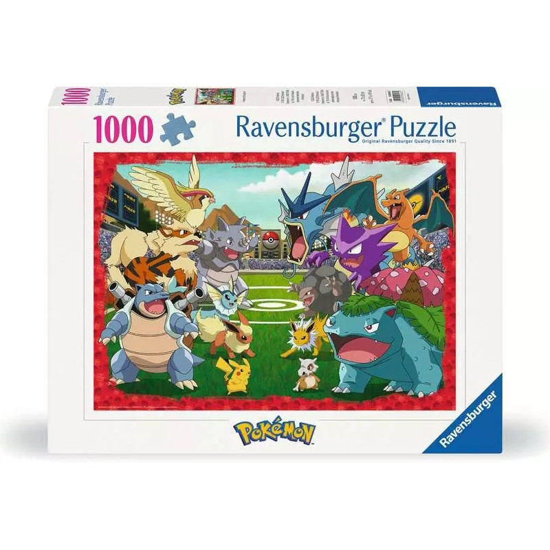 Puzzle 1000p - L'affrontement des Pokémon