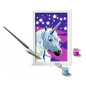 Numéro d'art - 8x12cm - Licorne Scintillante