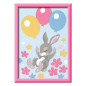 Numéro d'art - 13x18cm - Lapin et Ballon