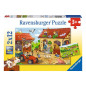 Puzzles 2x12p - Le travail à la ferme Puzzles 2x12p - Le travail à la ferme