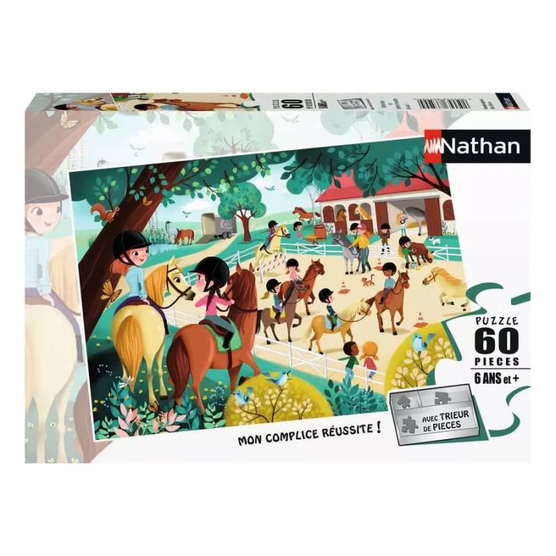 Puzzle 60p - Bienvenue au centre équestre