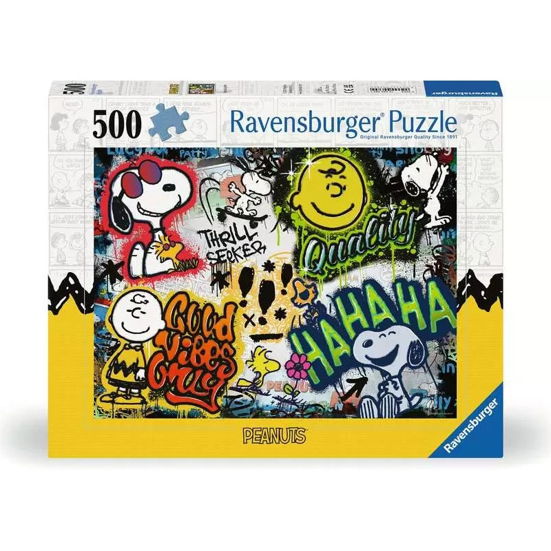 Puzzle 500p - Snoopy Graffiti