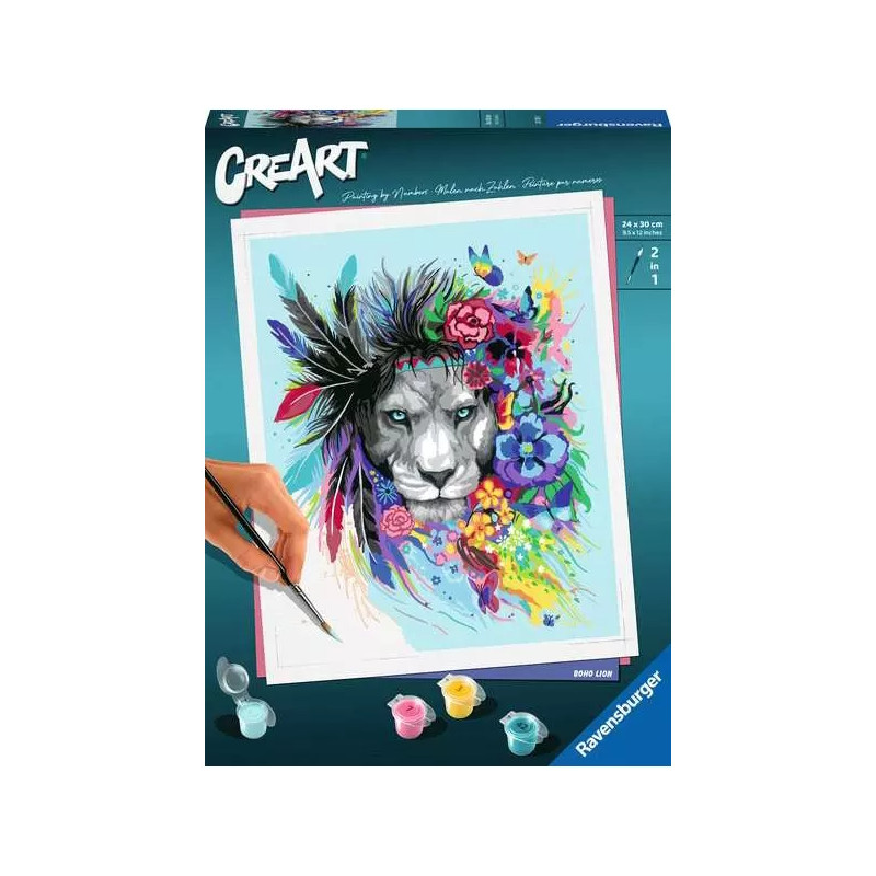 CreArt - 24x30cm - Boho Lion
