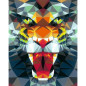 CreArt - 24x30cm - Polygon Tiger