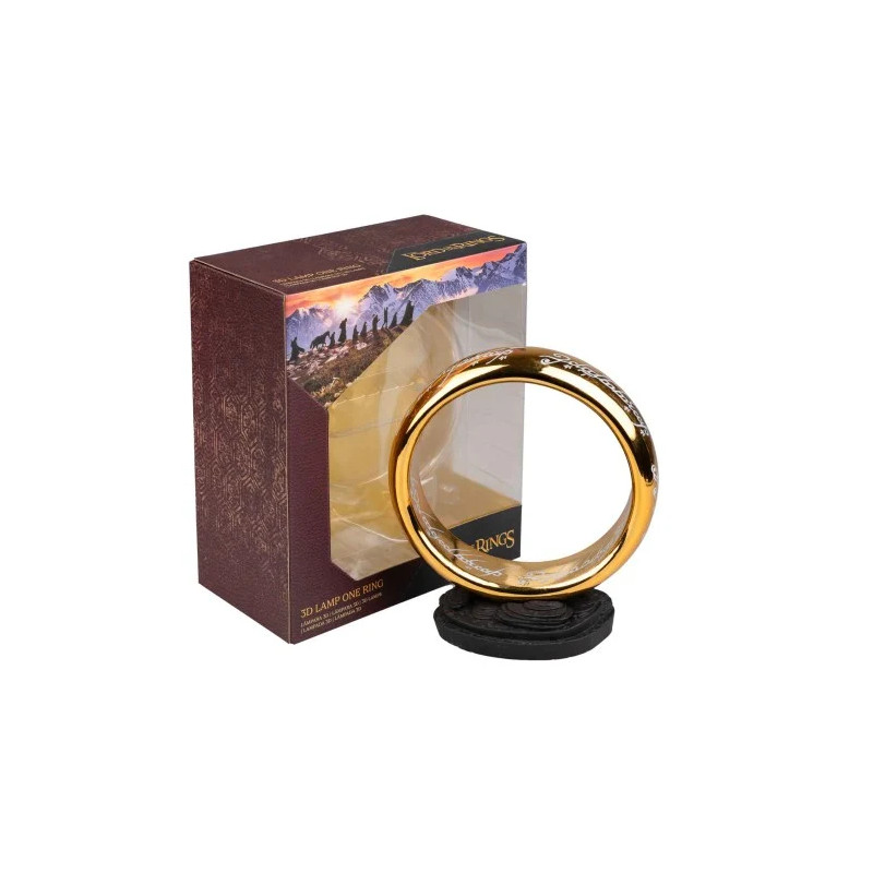 Lampe Anneau Unique 21cm - Le Seigneur des Anneaux Lampe Anneau Unique 21cm - Le Seigneur des Anneaux