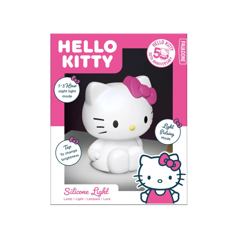 Lampe Hello Kitty en Silicone Rechargeable 18cm