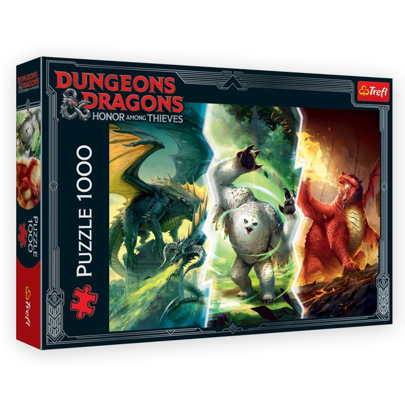 Puzzle 1000p - Dungeons & Dragons Monsters of Faerun