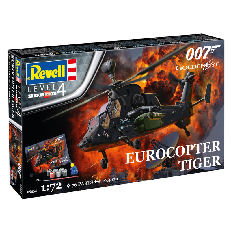 Maquette Eurocopter Tiger "Golden Eye" (James Bond 007)