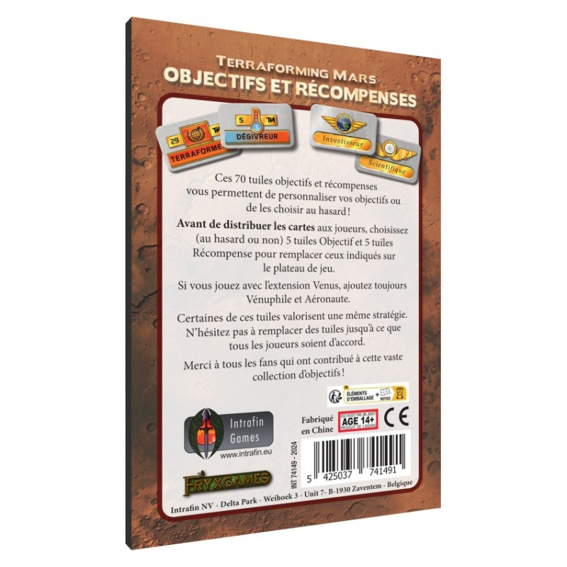 Terraforming Mars - Objectifs et Récompenses (ext.)