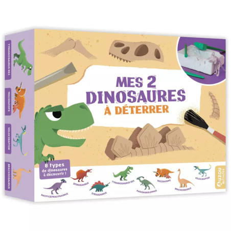 Mes 2 dinosaures à déterrer