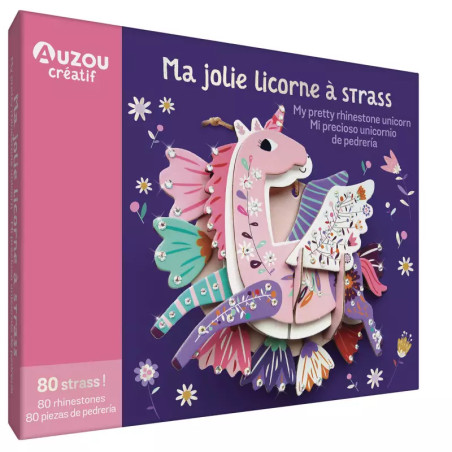 Mon coffret d'artiste - Ma jolie licorne à strass