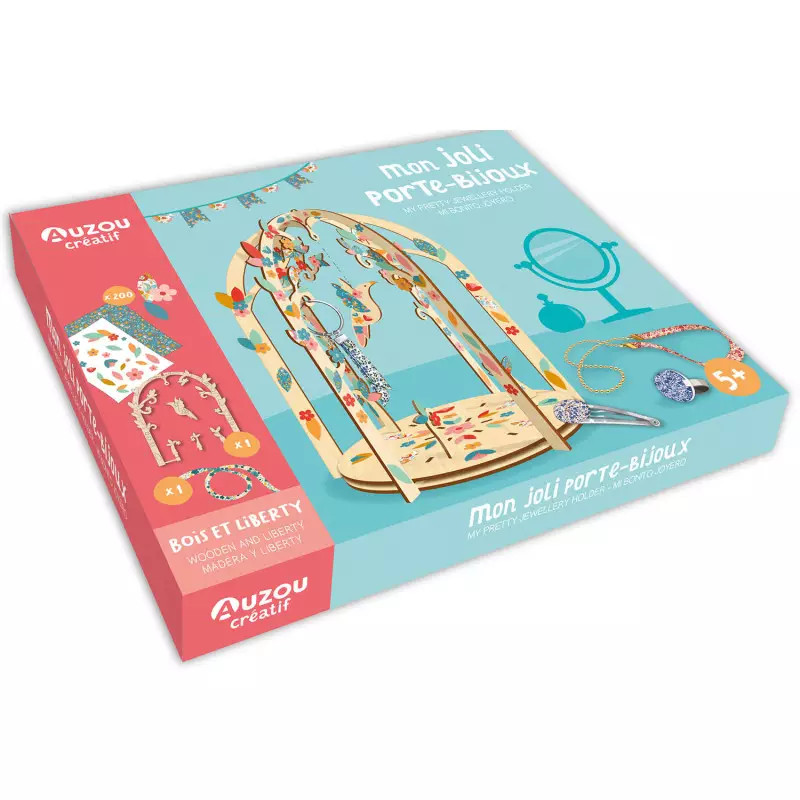 Mon coffret d'artiste - Mon joli porte-bijoux en bois