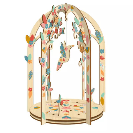 Mon coffret d'artiste - Mon joli porte-bijoux en bois