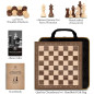 Jeu d'échecs 39.5cm avec sac de transport