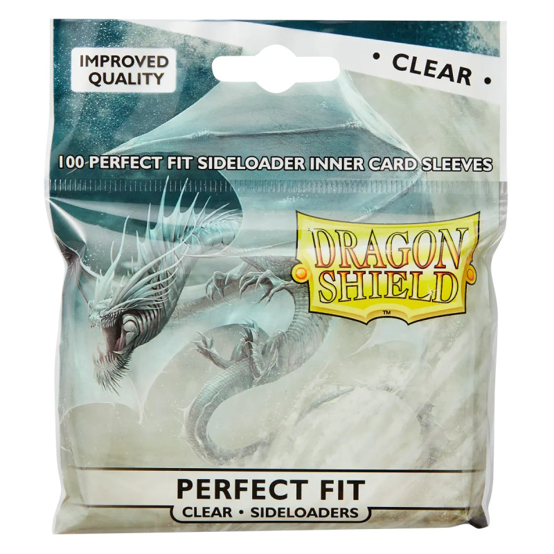Sleeves Perfect Fit Side-Loaders Dragon Shield x10