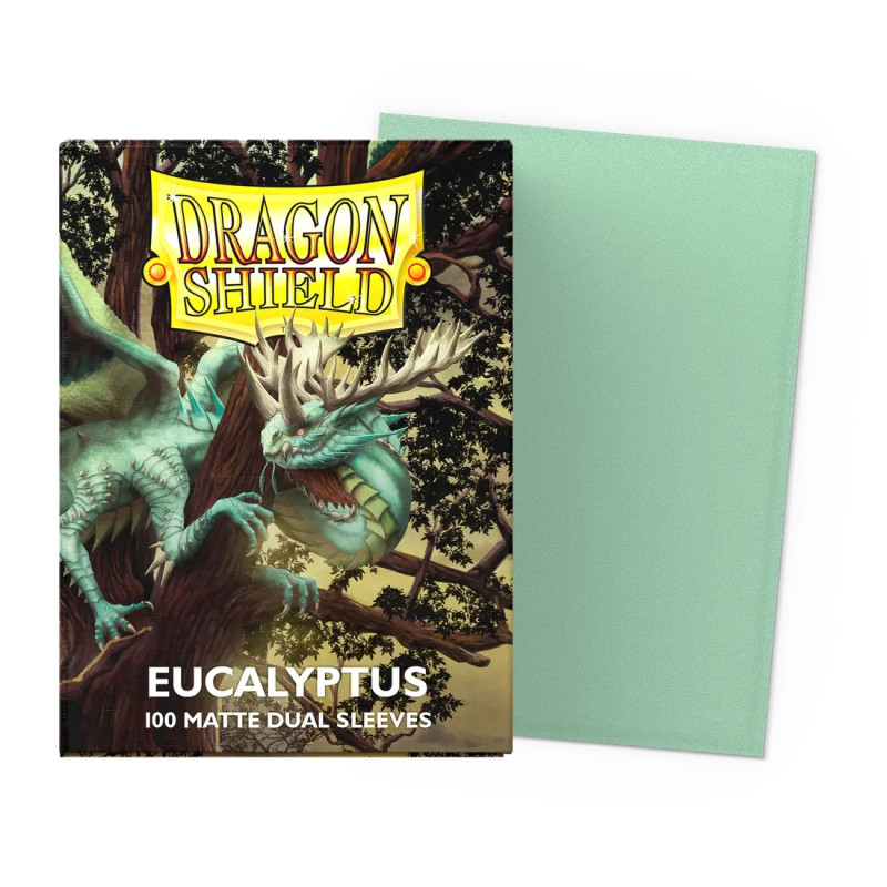Sleeves Dragon Shield Dual Matte - Eucalyptus