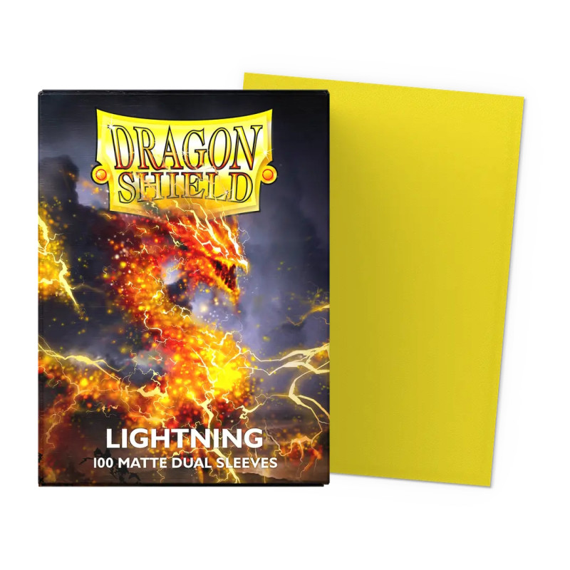 Sleeves Dragon Shield Dual Matte - Lightning Sleeves Dragon Shield Dual Matte - Lightning