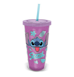 Gobelet Stitch avec Paille 560ml