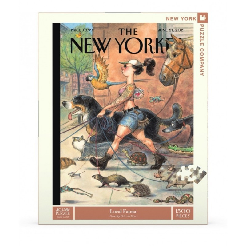 Puzzle 1500p - New Yorker - Local Fauna