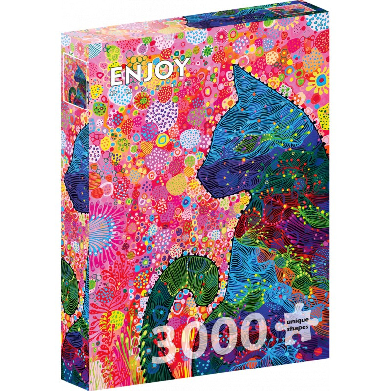 Puzzle 3000p - Wandering Cat