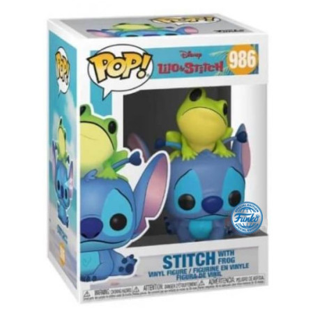 Disney POP! Stitch with Frog SE n°986