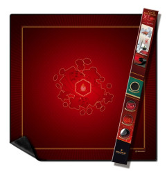 WOGAMAT - Tapis Multijeux XL Rouge 92x92cm