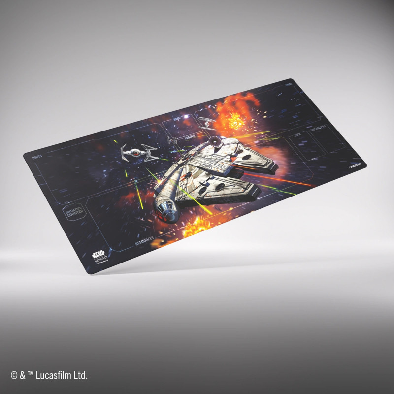 Star Wars Unlimited : Tapis de jeu XL Millenium Falcon