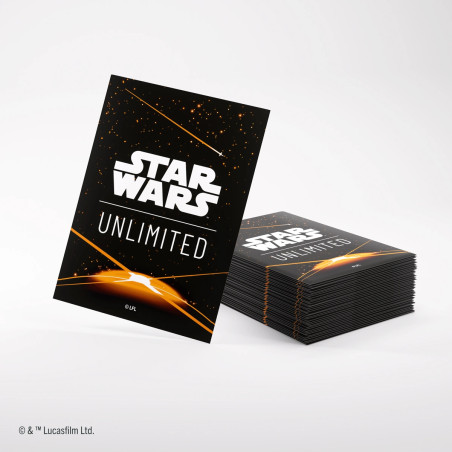 Star Wars Unlimited : Art Sleeves Space Orange