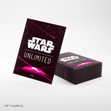 Star Wars Unlimited : Art Sleeves Space Magenta