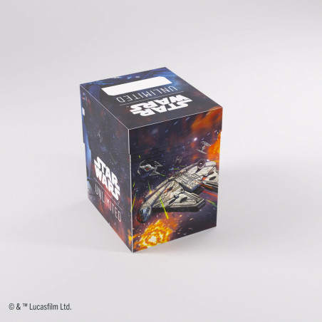 Star Wars Unlimited : Deck Box Han Solo/Falcon