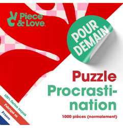 Puzzle 1000p - Piece & Love - Procrastination