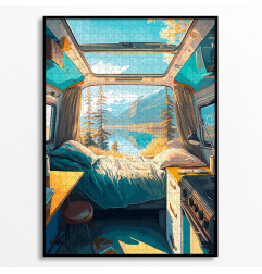 Puzzle 1000p - Piece & Love - Van Life