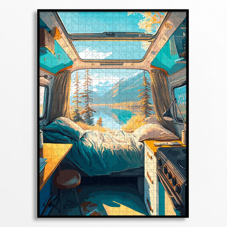 Puzzle 1000p - Piece & Love - Van Life