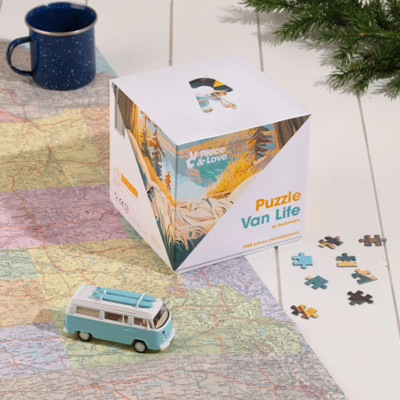 Puzzle 1000p - Piece & Love - Van Life