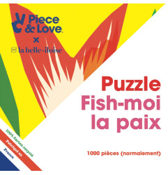 Puzzle 1000p - Piece & Love -  Fish-moi la paix