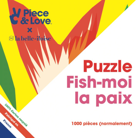 Puzzle 1000p - Piece & Love -  Fish-moi la paix