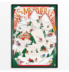 Puzzle 1000p - Piece & Love - Planté de Bâton