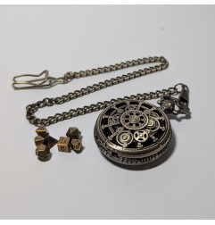 Set RPG Mini Dés - Gousset Steam Punk