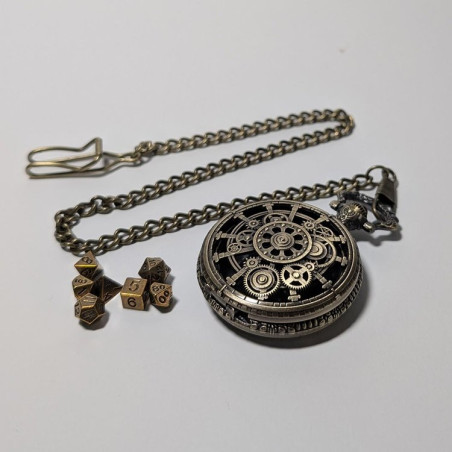 Set RPG Mini Dés - Gousset Steam Punk
