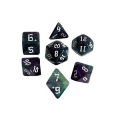 Repliquant - Set de 7 dés - Résine Tumultueux Vert