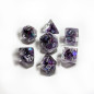 Repliquant - Set de 7 dés - Résine Ecailles Violettes