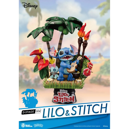 Disney - Diorama D-Stage Stitch 14cm